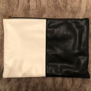 Neiman Marcus Black and White Clutch